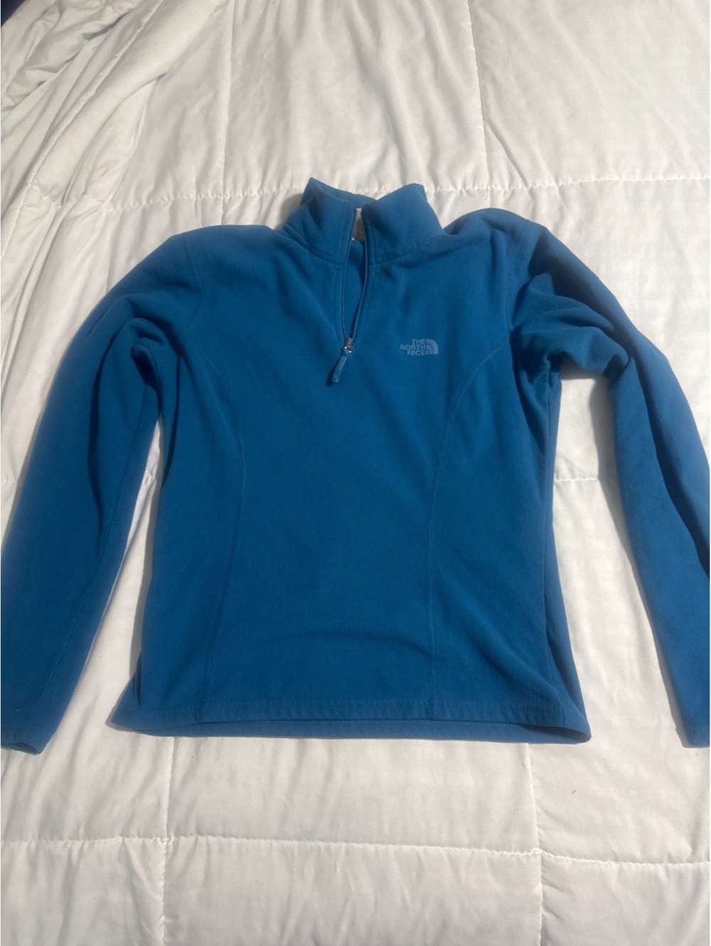 The North Face Women's TKA 100 Blue Fleece Pullover Size S